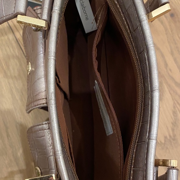 Y2K Liz Claiborne Rose Gold Shoulder Bag - Picture 13 of 13